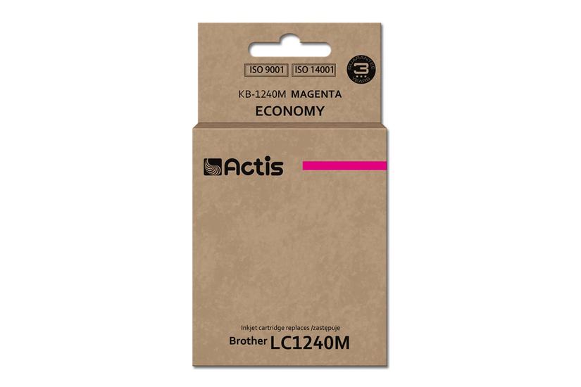 Actis KB-1240M blæk (erstatning Brother LC1240M/LC1220M; Standard; 19 ml; rød)