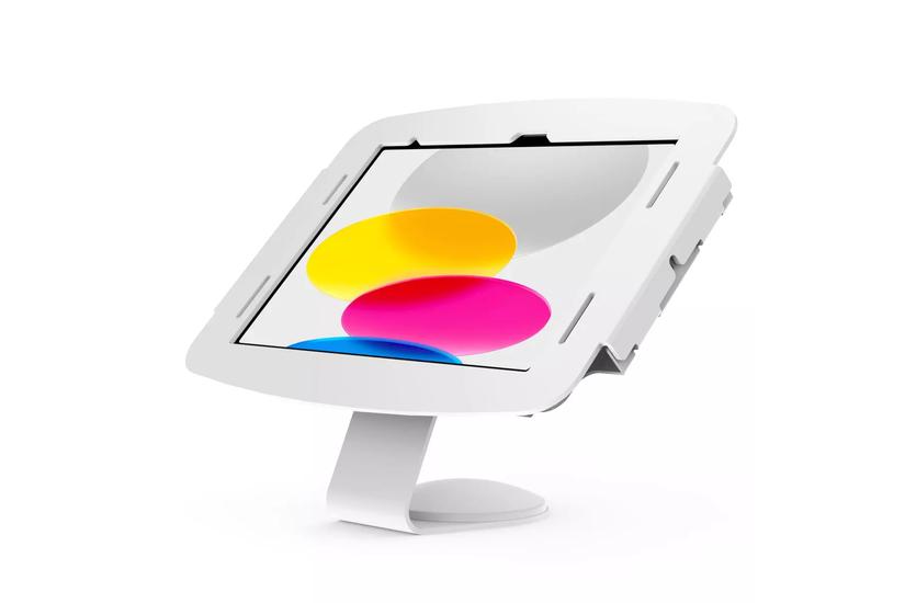 Compulocks iPad Pro 12.9" (3-6th Gen) Space Enclosure Core Counter Stand or Wall Mount monteringssæt - 45° synsvinkel - for tablet - hvid