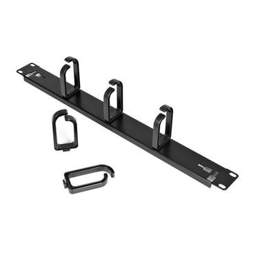 StarTech.com Server Rack Cable Management - 1U -19" Metal Rackmount Panel - kabeladministrationspakke for rack - 1U - 19"