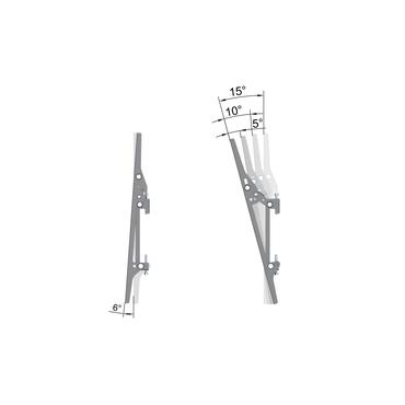 Multibrackets M Pro Series MBW5UP monteringssats - en sida - f&ouml;r 5 LCD-bildsk&auml;rmar - lutning - svart