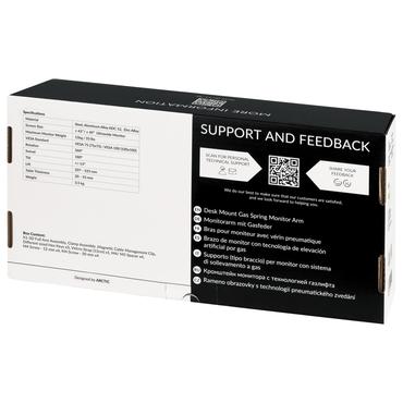 ARCTIC X1-3D monteringssats - fullst&auml;ndig r&ouml;relse - f&ouml;r Bildsk&auml;rm - mattsvart