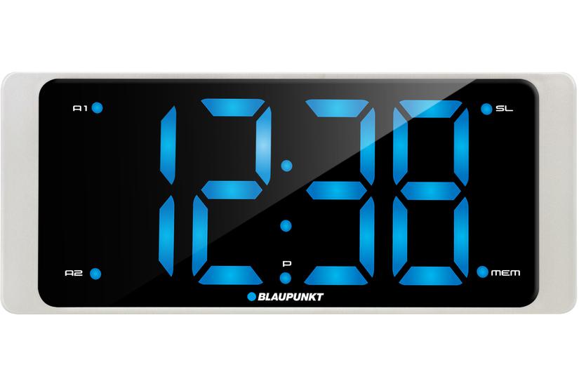 Blaupunkt CR16WH v&aelig;kkeur Digital alarmur Sort, Hvid