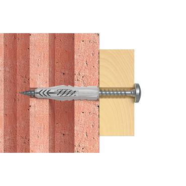 Fischer 77871 skrueanker og vægudtag 50 stk Vægstik 60 mm