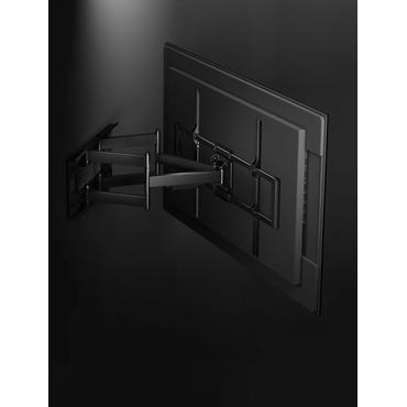 Gembird monteringssæt - for LCD / LED display - fuld bevægelse - sort