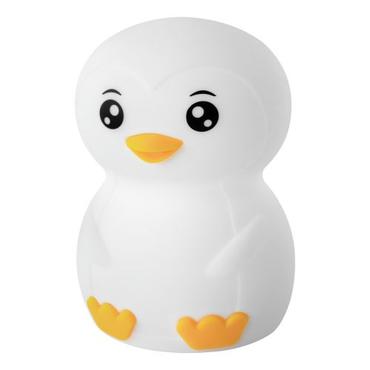 ANSMANN Nachtlicht Pinguin, weiß Silikon, LED-Technologie
