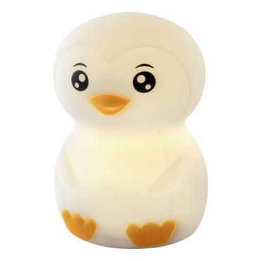 ANSMANN Nachtlicht Pinguin, weiß Silikon, LED-Technologie