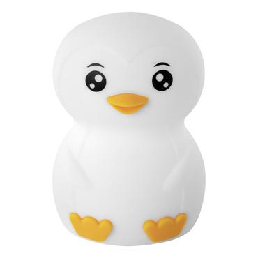 ANSMANN Nachtlicht Pinguin, weiß Silikon, LED-Technologie