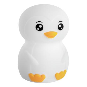 ANSMANN Nachtlicht Pinguin, weiß Silikon, LED-Technologie