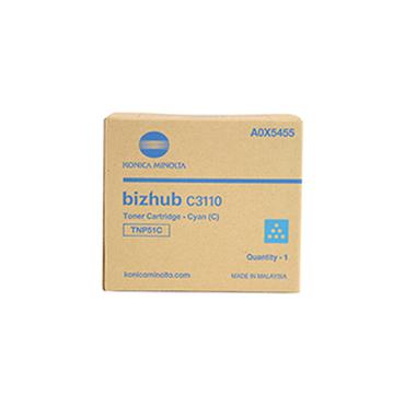 Konica Minolta TNP-51C - cyan - original - tonerkassett