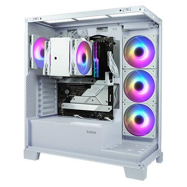 Scythe MUGEN 6 Bundkort Ventilator 12 cm Hvid 2 stk