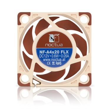Noctua NF-A4x20 FLX Computerkabinet Ventilator 4 cm Beige, Brun