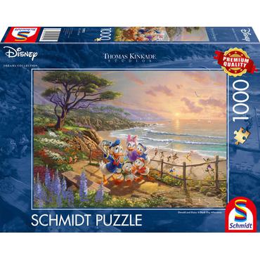 Schmidt Spiele Donald and Daisy A Duck Day Afternoon Puslespil 1000 stk Tegnefilm
