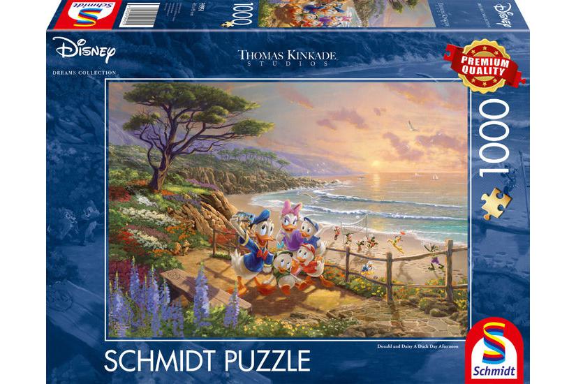 Schmidt Spiele Donald and Daisy A Duck Day Afternoon Puslespil 1000 stk Tegnefilm