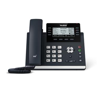 Yealink SIP-T43U - VoIP-telefon med nummerpresentation - 3-riktad samtalsförmåg