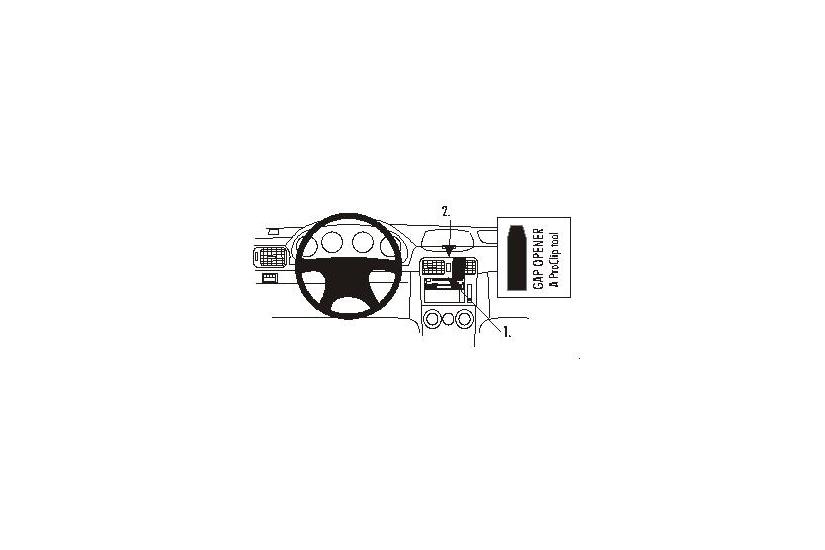 Brodit ProClip Angled mount - montering för mobiltelefon