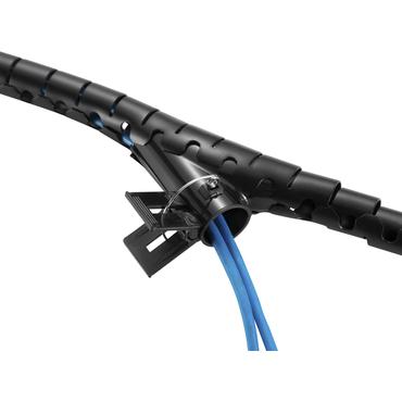 Equip Spiral-Kabelschlauch 250cm f&Atilde;&frac14;r Untertischmontage  sw