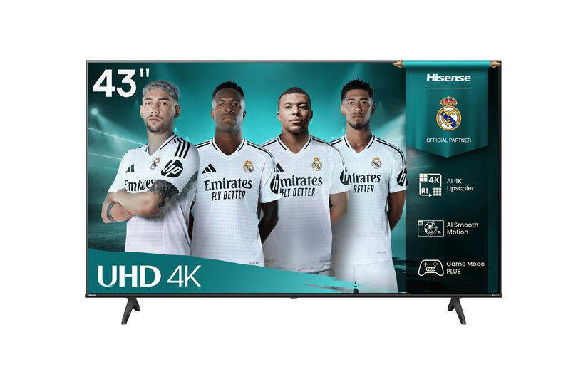 Hisense 43A6Q TV 109,2 cm (43") 4K Ultra HD Smart TV Wi-Fi Sort 300 cd/m²