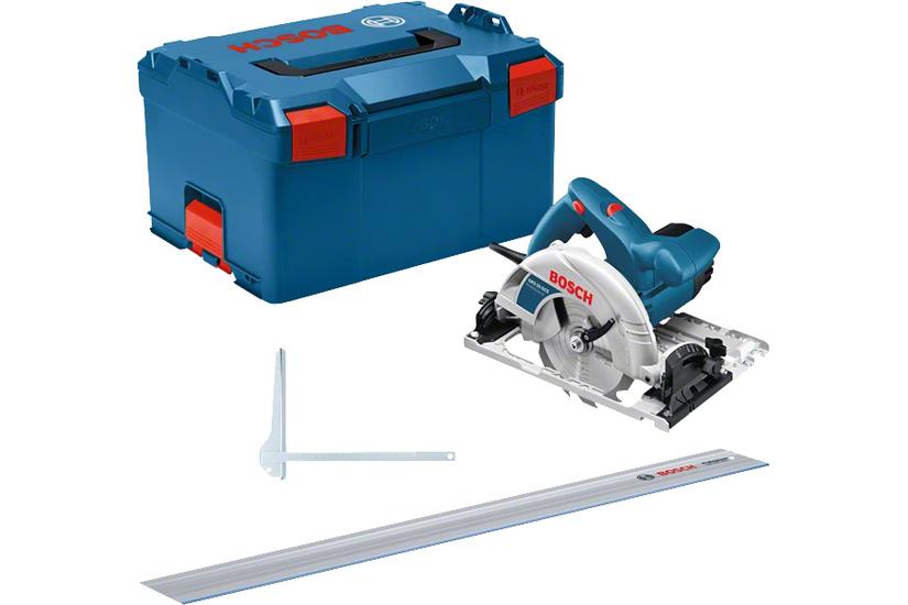 Bosch GKS 55 + GCE + FSN 1400 Professional - cirkels&aring;g - 1350 W - 2 hastigheter - 165 mm