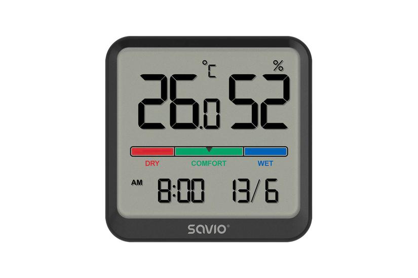 Savio CT-01/B temperatur- & fugtighedssensor Indend&oslash;rs Temperatursensor Fritst&aring;ende
