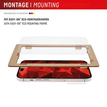 Displex Screen Protector + Case for Samsung Galaxy S24/S25, Eco Mounting Frame, scratch resistant