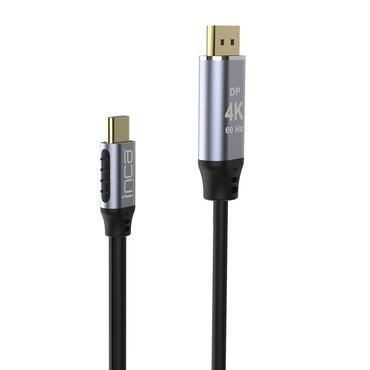 INCA USB Kabel ITCD-20   Typ C > Displayport, 4K60Hz, 2m
