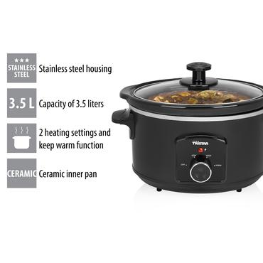 Tristar VS-3915 gryde 3,5 L 180 W Sort