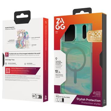 ZAGG Milan Snap mobiltelefon etui 17,5 cm (6.9") Cover Gr&oslash;n