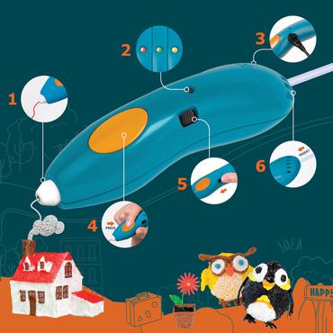 3Doodler Start ECO-11 3D print materiale Komposterbar plast Brun 1 g