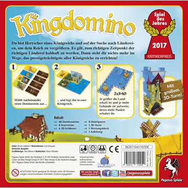 Pegasus Kingdomino, Brettspiel Brætspil Strategi