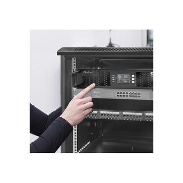 Qoltec - UPS - effektfaktor 1,0, LCD, EPO, online - 2000 Watt - 2000 VA