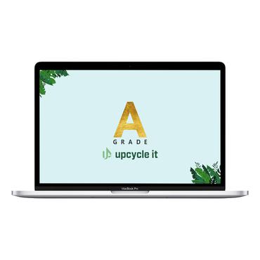 [upcycle it] Apple MacBook Pro 2018 (GRADE A) - Model 15,2 - i7-8569U - 16 GB RAM - 256 GB SSD - Intel Iris Plus 655, 13" 2560x1600, Silver, Toucbar, A1989