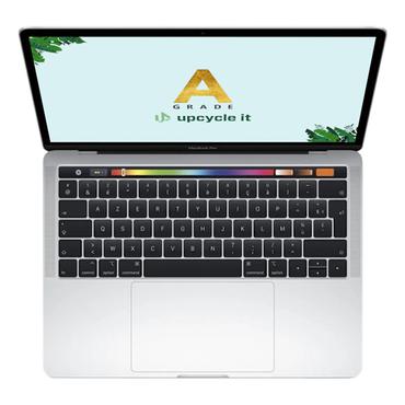 [upcycle it] Apple MacBook Pro 2018 (GRADE A) - Model 15,2 - i7-8569U - 16 GB RAM - 256 GB SSD - Intel Iris Plus 655, 13" 2560x1600, Silver, Toucbar, A1989