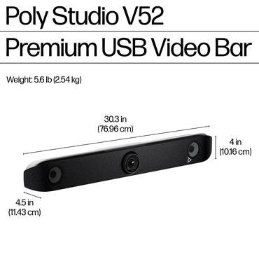 HP Poly Studio V52 USB Video Bar