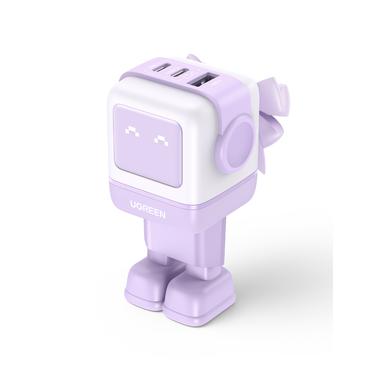 UGREEN Uno RG 65W 3-Port GaN Fast Charger EU purpe