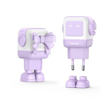 UGREEN Uno RG 65W 3-Port GaN Fast Charger EU purpe