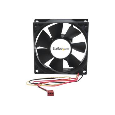 StarTech.com 80x25mm Dual Ball Bearing Computer Case Fan w/ TX3 Connector (FANBOX2) ventilationspakke for system