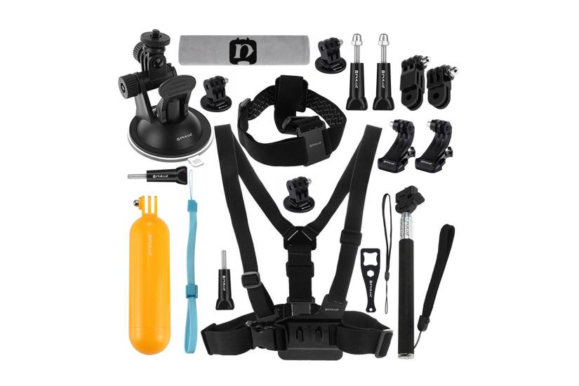 Puluz Zestaw 20 akcesoriów do kamer sportowych PKT18