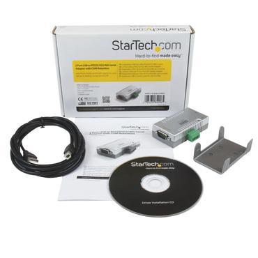 StarTech.com USB to Serial Adapter - 2 Port - RS232 RS422 RS485 - COM Port Retention - FTDI USB to Serial Adapter - USB Serial (ICUSB2324852) - seriell adapter - USB 2.0 - 2 portar