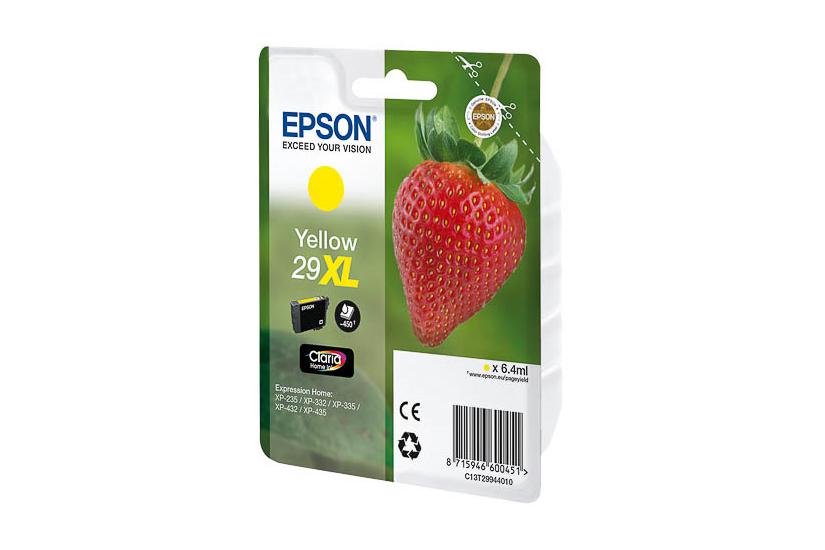 Epson 29XL - XL - gul - original - bl&aelig;kpatron