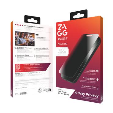 ZAGG InvisibleShield Glass Elite Privacy 360