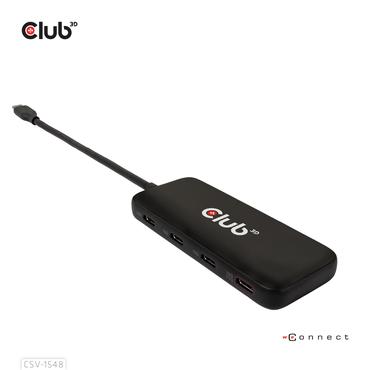 Club 3D CSV-1548 - hubb - 4 portar