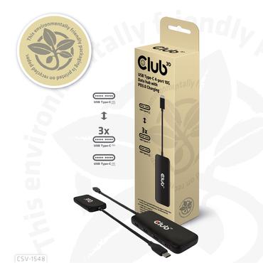 Club 3D CSV-1548 - hubb - 4 portar