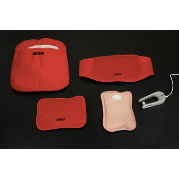 Unold W&auml;rmi Premium Set - Elektrische W&auml;rmflasche 86023 elektrisk varmedunk 380 W R&oslash;d