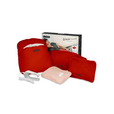 Unold W&auml;rmi Premium Set - Elektrische W&auml;rmflasche 86023 elektrisk varmedunk 380 W R&oslash;d