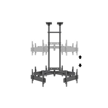 Multibrackets M Pro Series MBC4UHD beslag - for 4 LCD displays - sort