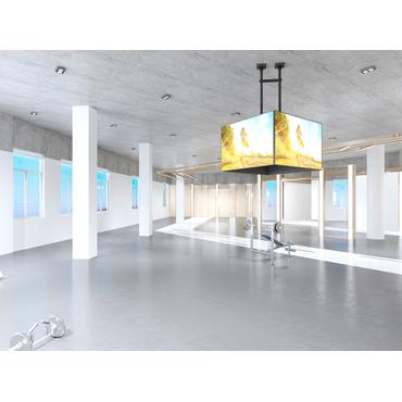 Multibrackets M Pro Series MBC4UHD beslag - for 4 LCD displays - sort