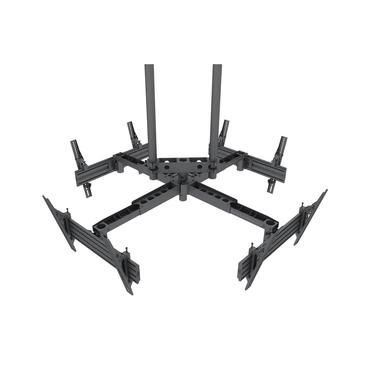 Multibrackets M Pro Series MBC4UHD beslag - for 4 LCD displays - sort