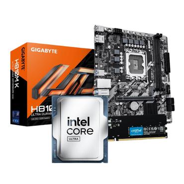Intel Ultra 245KF - H810M K - 16GB DDR5 PC Opgraderingspakke
