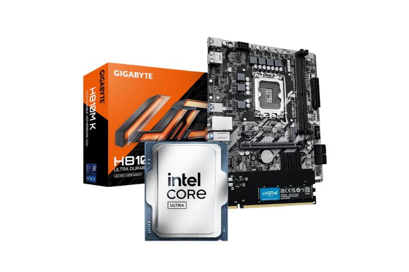 Intel Ultra 245KF - H810M K - 16GB DDR5 PC Opgraderingspakke