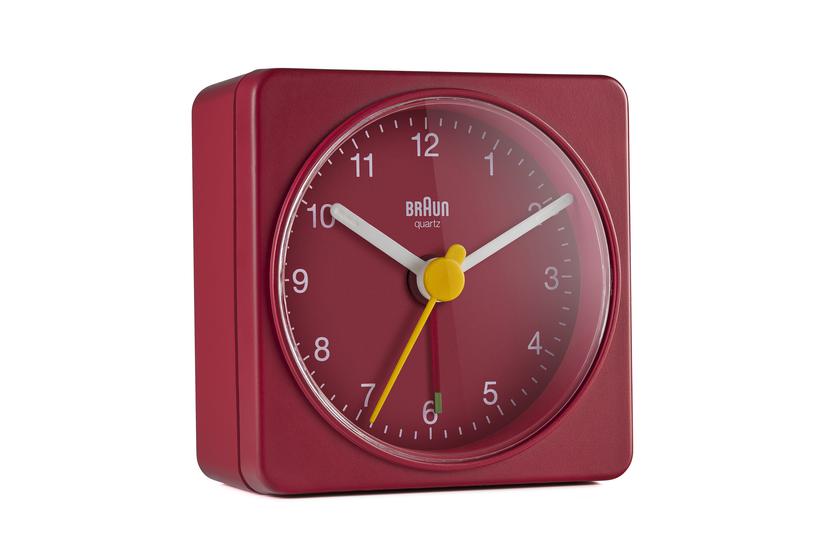 Braun BC 02 R kvartsv&auml;ckarklocka r&ouml;d